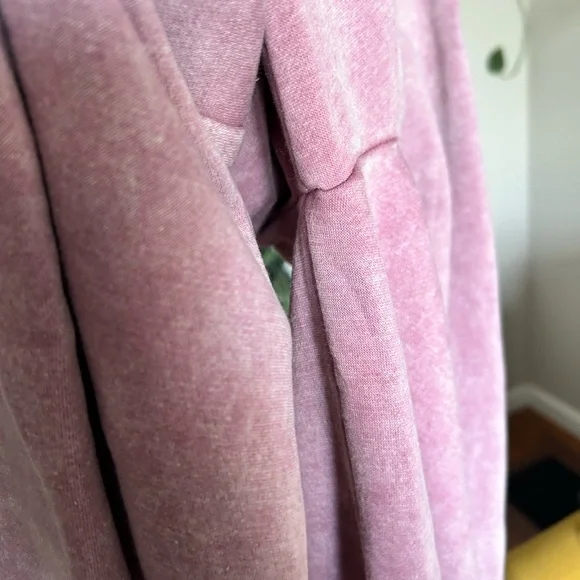 NWOT Zenana Outfitters Dusty Rose Wide Leg Sweatpants - Picture 8 of 8